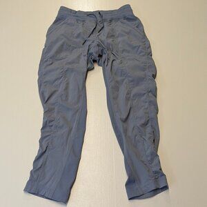 Lululemon Size 6 Bluish Gray Beyond the Studio Pants With Back Pockets *Flaw